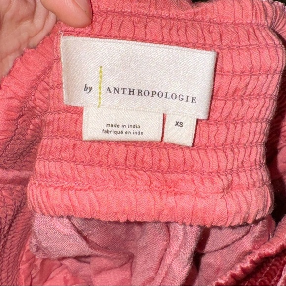 Anthropologie Velvet High Waist Cropped Harem Pants Embroidered Boho XS - Picture 4 of 7